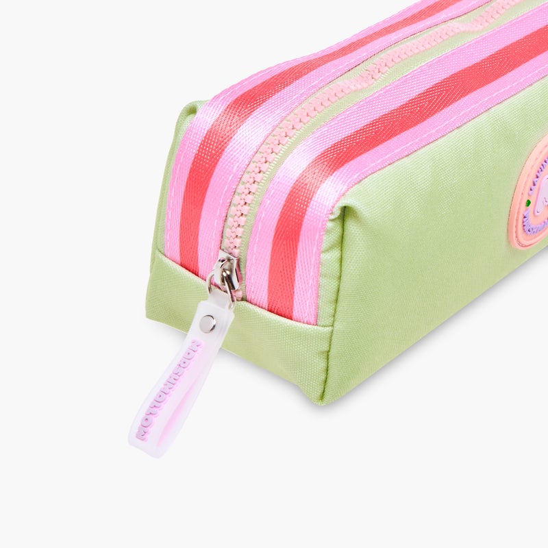 MARSHMALLOW Pouch-Fresky -1 Cmprt-Girls- (Polyester) Green \ 22X8X7 - Image 3